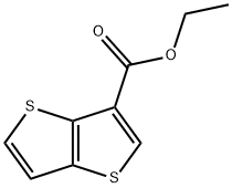 噻吩并[3,2-B]噻吩-3-羧酸乙酯 结构式