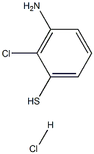 3-amino-2-chlorobenzenethiol hydrochloride Structure
