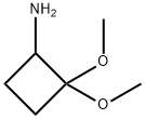 Cyclobutanamine, 2,2-dimethoxy- Structure