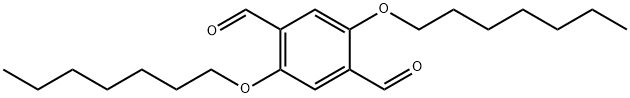 2,5-二庚氧基-1,4-对苯二甲醛 结构式