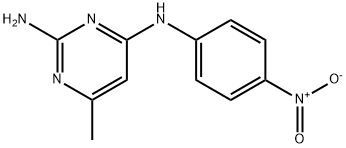 20719-42-0 2,4-Pyrimidinediamine, 6-methyl-N4-(4-nitrophenyl)-