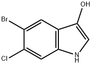 1H-Indol-3-ol, 5-broMo-6-chloro-|1-BOC-5-溴-6-氯-3-羟基吲哚