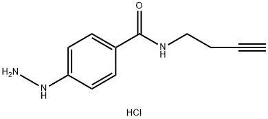 N-(丁-3-炔-1-基)-4-肼基苯甲酰胺盐酸盐 结构式