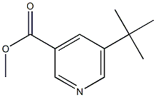 methyl 5-tert-butylpyridine-3-carboxylate Struktur