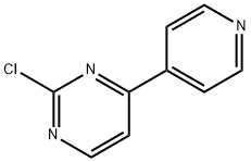 2-Chloro-4-(4-pyridyl)pyrimidine Structure