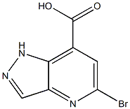 5-bromo-1H-pyrazolo[4,3-b]pyridine-7-carboxylic acid Struktur