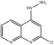 1,8-Naphthyridine, 2-chloro-4-hydrazinyl- Struktur