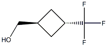 [trans-3-(trifluoromethyl)cyclobutyl]methanol Structure