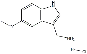 [(5-Methoxy-1h-indol-3-yl)methyl]amine hydrochloride Struktur