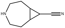 4-Azabicyclo[5.1.0]octane-8-carbonitrile, 2110391-37-0, 结构式