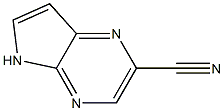 5H-pyrrolo[2,3-b]pyrazine-2-carbonitrile,2118657-04-6,结构式