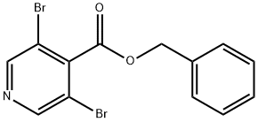 Phenylmethyl 3,5--dibromopyridine-4-carboxylate Structure