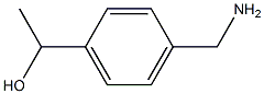 1-[4-(aminomethyl)phenyl]ethan-1-ol Struktur