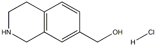 (1,2,3,4-tetrahydroisoquinolin-7-yl)methanol hydrochloride Struktur
