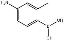 4-amino-2-methylphenylboronic acid Structure