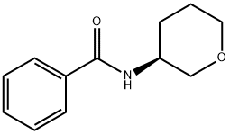 (S)-N-BZ-3-氨基四氢吡喃 结构式