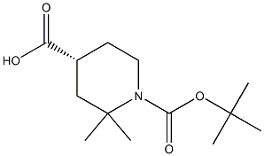(R)-1-(tert-butoxycarbonyl)-2,2-dimethylpiperidine-4-carboxylic acid Structure