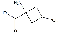 (1r,3r)-1-amino-3-hydroxycyclobutane-1-carboxylic acid,2168134-50-5,结构式