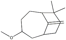 Bicyclo[4.3.1]decane,3-methoxy-7,7-dimethyl-10-methylene- 结构式