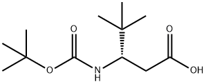 Boc- (S)-3-t-Butyl-beta-alanine Structure