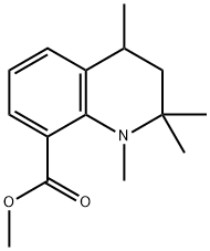 Methyl 1,2,2,4-tetramethyl-1,2,3,4-tetrahydroquinoline-8-carboxylate Structure