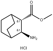 (2S,3S)-3-氨基双环[2.2.2]辛烷-2-羧酸甲酯盐酸盐,2173637-41-5,结构式