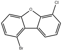 1-Bromo-6-Chloro-dibenzofuran Struktur