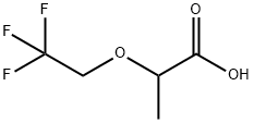 2-(2,2,2-三氟乙氧基)丙酸 结构式