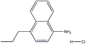 4-Propylnaphthalen-1-amine hydrochloride Struktur
