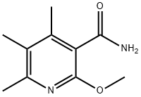 2-methoxy-4,5,6-trimethylpyridine-3-carboxamide Structure