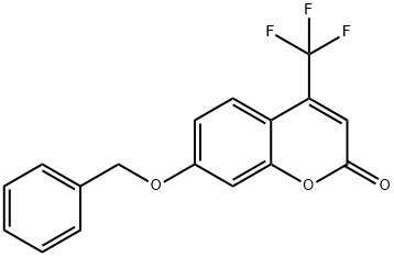 7-苄氧基-4-三氟甲基香豆素,220001-53-6,结构式