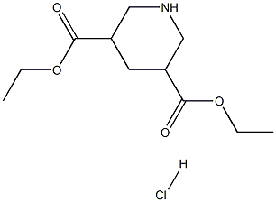 diethyl piperidine-3,5-dicarboxylate HCL Structure