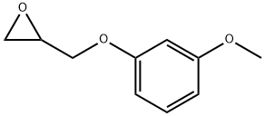 2-(3-メトキシフェノキシメチル)オキシラン 化学構造式