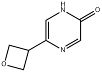 5-(oxetan-3-yl)pyrazin-2-ol Structure