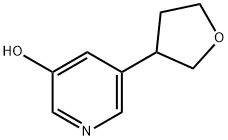 5-(tetrahydrofuran-3-yl)pyridin-3-ol Structure