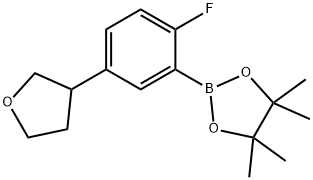 3-(3-tetrahydrofuranyl)-6-fluorophenylboronic acid pinacol ester|2-氟-5-(四氢呋喃-3-基)苯硼酸频哪醇酯