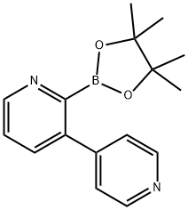 3-(Pyridin-4-yl)pyridine-2-boronic acid pinacol ester Struktur