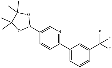 6-(3-Trifluoromethylphenyl)pyridine-3-boronic acid pinacol ester Struktur