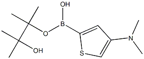 4-(Dimethylamino)thiophene-2-boronic acid pinacol ester Struktur
