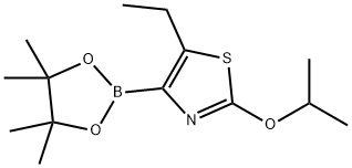 5-Ethyl-2-(iso-propoxy)thiazole-4-boronic acid pinacol ester Structure