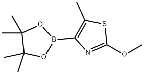 5-Methyl-2-methoxythiazole-4-boronic acid pinacol ester Struktur
