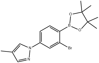 2223037-34-9 2-Bromo-4-(4-methyl-1H-pyrazol-1-yl)phenylboronic acid pinacol ester