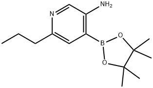 3-Amino-6-(n-propyl)pyridine-4-boronic acid pinacol ester|