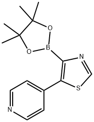 5-(4-Pyridyl)thiazole-4-boronic acid pinacol ester Structure