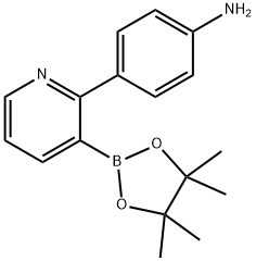 2-(4-Aminophenyl)pyridine-3-boronic acid pinacol ester Struktur