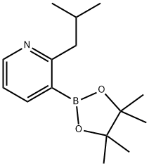 2-(iso-Butyl)pyridine-3-boronic acid pinacol ester Structure