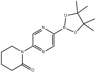 1-(5-(4,4,5,5-tetramethyl-1,3,2-dioxaborolan-2-yl)pyrazin-2-yl)piperidin-2-one|