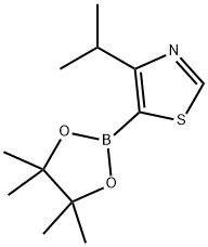 4-(iso-Propyl)thiazole-5-boronic acid pinacol ester Struktur