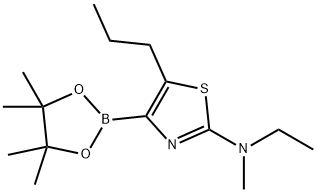 5-(n-Propyl)-2-(methylethylamino)thiazole-4-boronic acid pinacol ester|