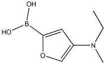 4-(Methylethylamino)furan-2-boronic acid Struktur